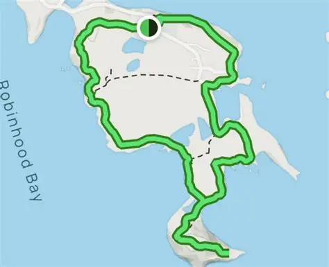 Map of Fox Island Trail